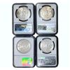 Image 2 : 1896-1904 GEM BU Morgan Silver Dollar[4 Coins] NGC MS63/64