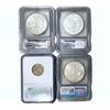 Image 2 : 1881-1913 HIGH GRADE Silver US Coin Lot [4 Coins] NGC/ICG AU/MS58/65