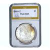 Image 1 : 1885-CC Morgan Silver Dollar PGA MS64
