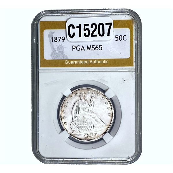 1879 Seated Liberty Half Dollar PGA MS65