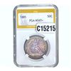 1885 Seated Liberty Half Dollar PGA MS65+