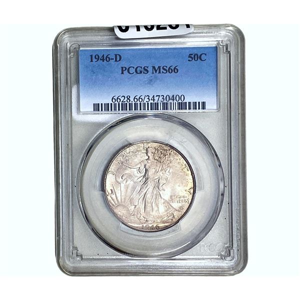 1946-D Walking Liberty Half Dollar PCGS MS66