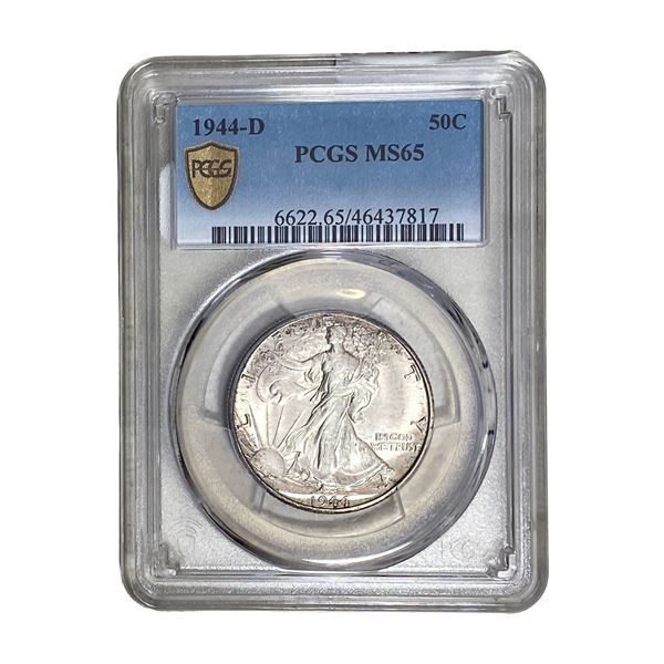 1944-D Walking Liberty Half Dollar PCGS MS65