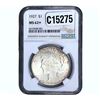 Image 1 : 1927 Silver Peace Dollar NGC MS62+