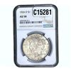 Image 1 : 1926-D Silver Peace Dollar NGC AU58