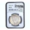 Image 1 : 1927-S Silver Peace Dollar NGC AU53