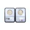 Image 2 : 1943-1944 GEM BU Walking Lib Half Dollar[2 Coins] NGC MS64/65