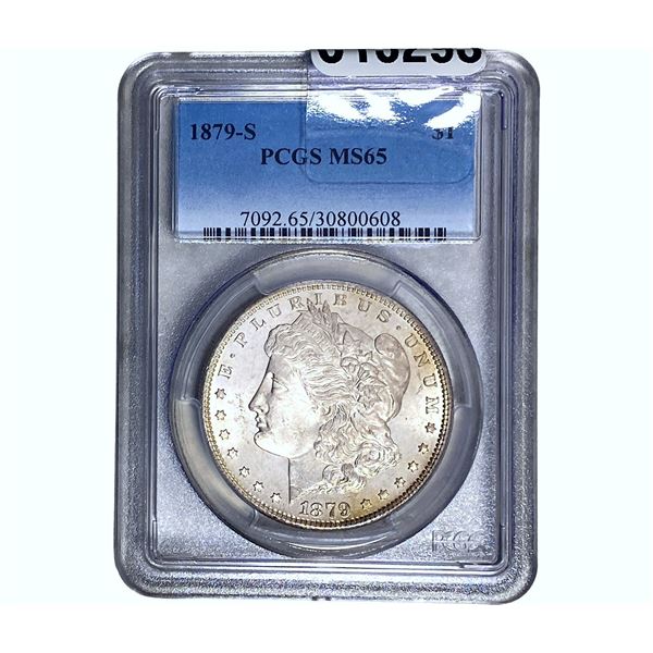 1879-S Morgan Silver Dollar PCGS MS65