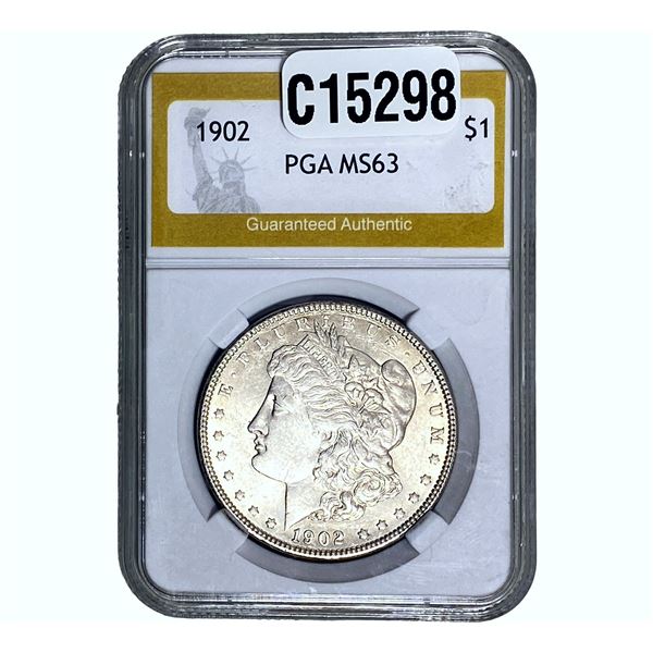 1902 Morgan Silver Dollar PGA MS63