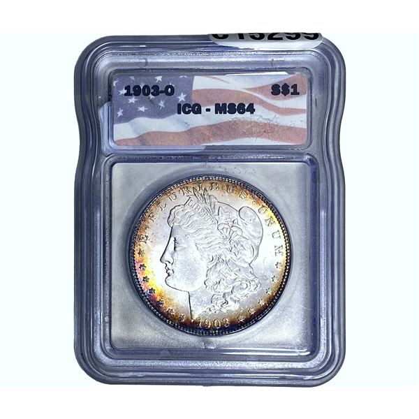 1903-O Morgan Silver Dollar ICG MS64
