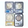 Image 2 : 1900-1921 GEM BU Morgan Silver Dollar Lot [4 Coins] ANACS/ICG/NGC MS63/65