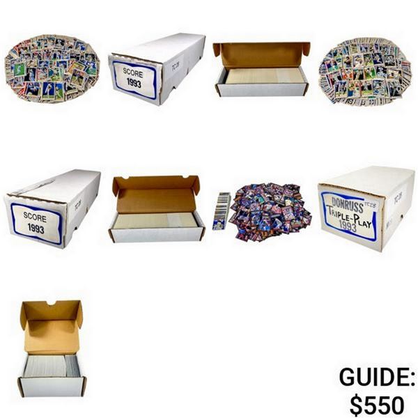 1993 Donruss Triple-Play/Score [1584 w/ vs cards]