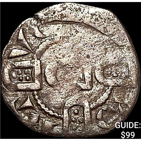 1248-1279 Portugal Alfonso III Silver Denero NEARLY UNCIRCULATED