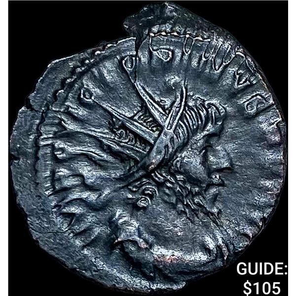 Roman Victorinus 269-271 AD Bi Dbl Denarius CHOICE AU