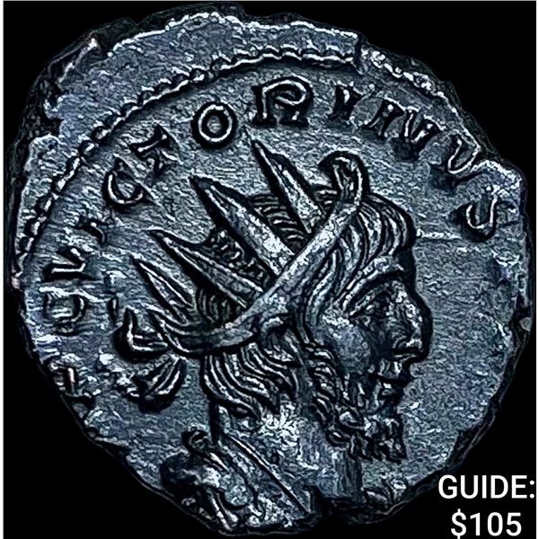 Roman Victorinus 269-271 AD Bi Dbl Denarius CHOICE AU