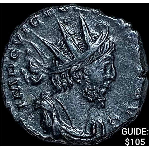 Roman Victorinus 269-271 AD Bi Dbl Denarius CHOICE AU