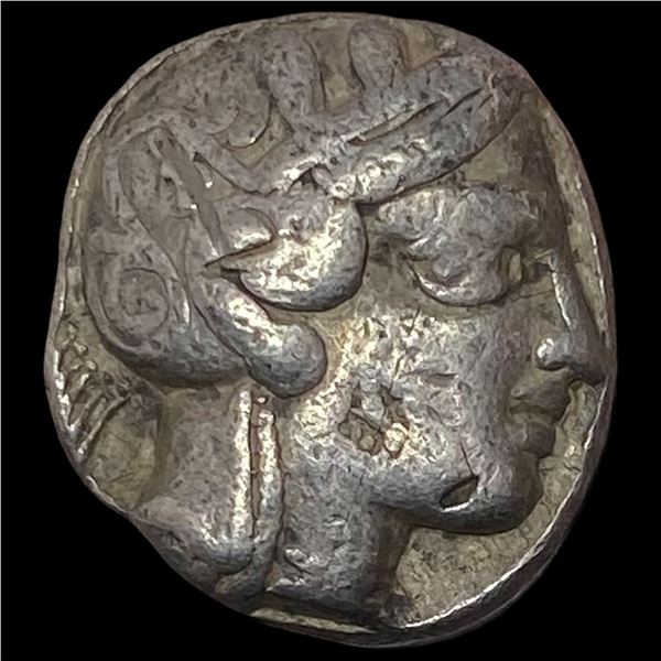 Attica, Athens 393-294 BC Silver Tetradrachm NEARLY UNCIRCULATED