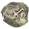 Image 2 : 1500s-1600s Spanish Colonial Silver Cob NEARLY UNCIRCULATED