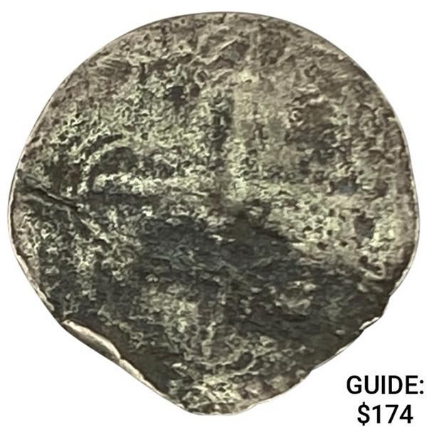 1500s-1600s Spanish Colonial Silver Cob NEARLY UNCIRCULATED