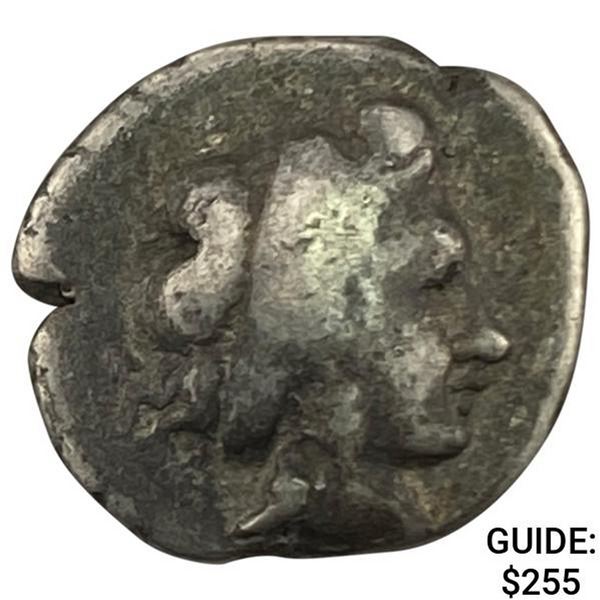 Greece Campania, Neapolis Silver Didrachm NEARLY UNCIRCULATED