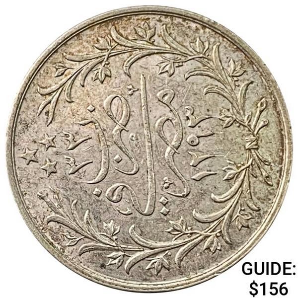 1293/33 1907 Silver 5 Piastre UNCIRCULATED