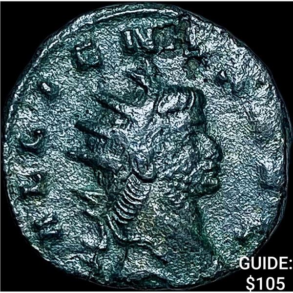 Roman Gallienus, 253-268 AD BI DBL Denarius CHOICE AU