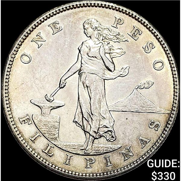 1903-S Philipnines Silver Peso UNCIRCULATED