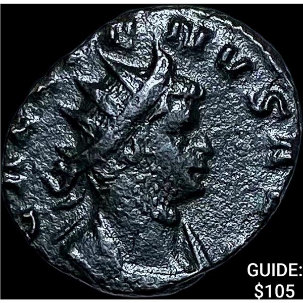 Roman Gallienus, 253-268 AD BI DBL Denarius CHOICE AU