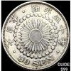 1906-1912 Japan Silver 50 Sen CLOSELY UNCIRCULATED