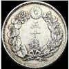 Image 2 : 1906-1912 Japan Silver 50 Sen CLOSELY UNCIRCULATED