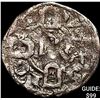 1248-1279 Portugal Alfonso III Silver Denero NEARLY UNCIRCULATED