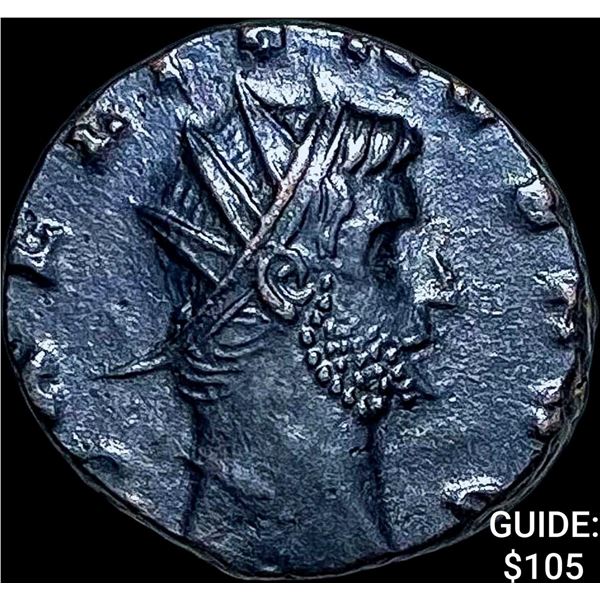 Roman Gallienus, 253-268 AD BI DBL Denarius CHOICE AU