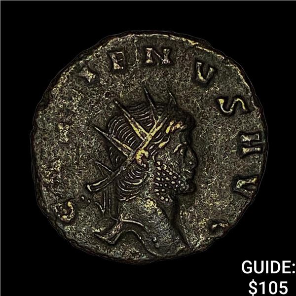 Roman Gallienus, 253-268 AD BI DBL Denarius CHOICE AU