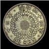 Image 2 : 1906-1912 Japan Silver 50 Sen CLOSELY UNCIRCULATED
