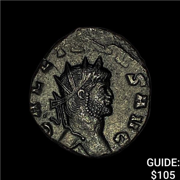Roman Gallienus, 253-268 AD BI DBL Denarius CHOICE AU