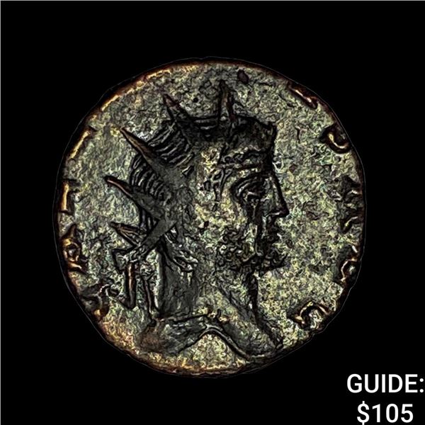 Roman Gallienus, 253-268 AD BI DBL Denarius CHOICE AU