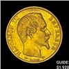 Image 1 : 1857-A France Napolean III Gold 20 Francs 0.1687oz CHOICE AU