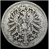 Image 1 : 1876-C Germany Silver 1 Reichsmark NEARLY UNCIRCULATED