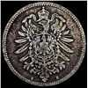 Image 1 : 1874-H Germany Silver 1 Reichsmark NEARLY UNCIRCULATED