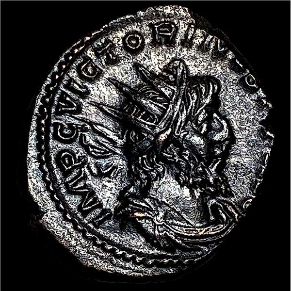 Roman Victorinus 269-271 AD Bi Dbl Denarius CHOICE AU