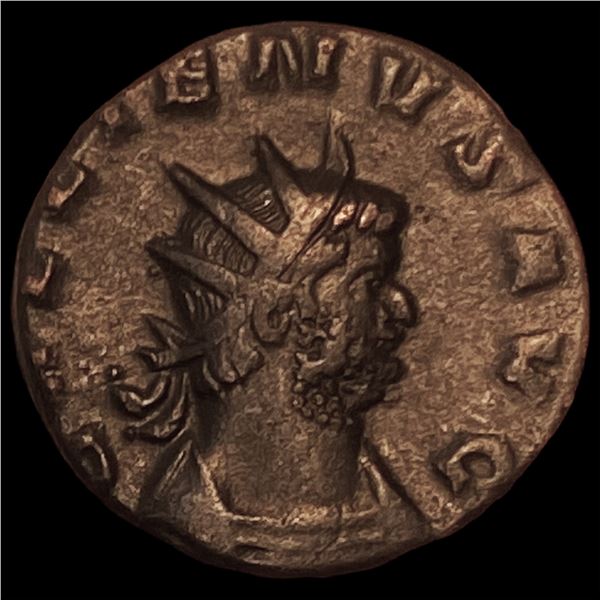 Roman Gallienus, 253-268 AD BI DBL Denarius CHOICE AU