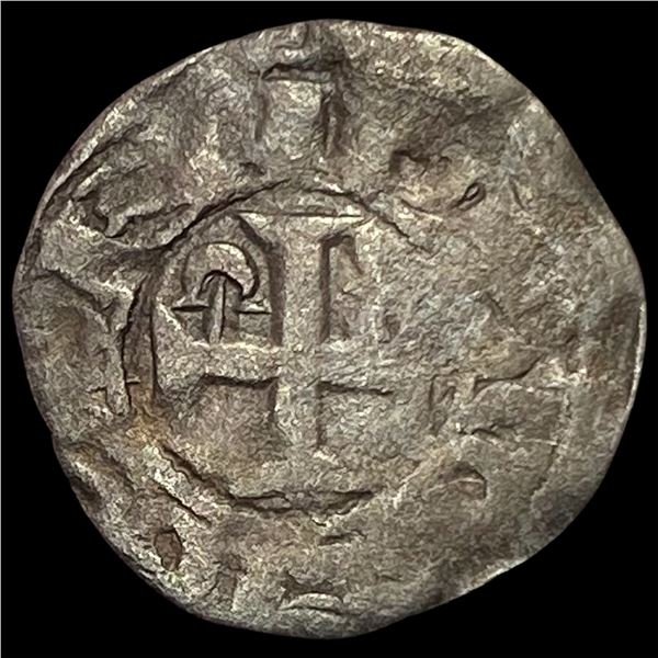 1150-1200 AD France Abbey of St.Martin Silver Denier NEARLY UNCIRCULATED