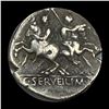 Image 2 : Rome C Serveilius Mf 136 BC, Silver Denarius UNCIRCULATED