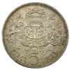Image 2 : 1929 Latvia Silver 5 Lati CLOSELY UNCIRCULATED