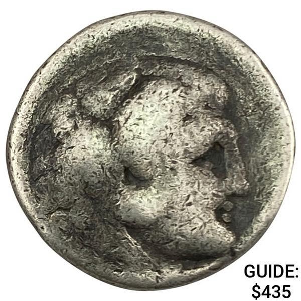 Macedon Alex. III 336-323 BC Silver Tetradrachm LIGHTLY CIRCULATED