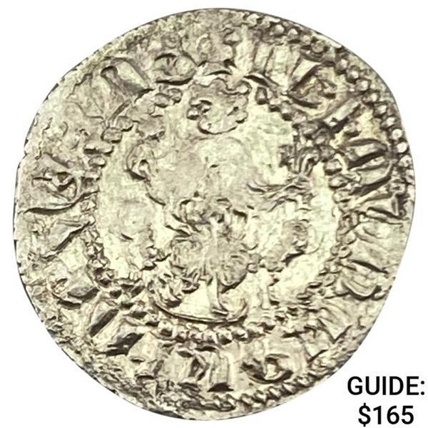 1198-1219 AD Crusades Armenia Silver Tram Levon I CLOSELY UNCIRCULATED