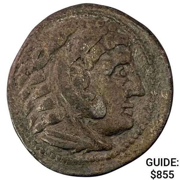 Macedon Alex. III 336-323 BC Silver Tetradrachm NEARLY UNCIRCULATED