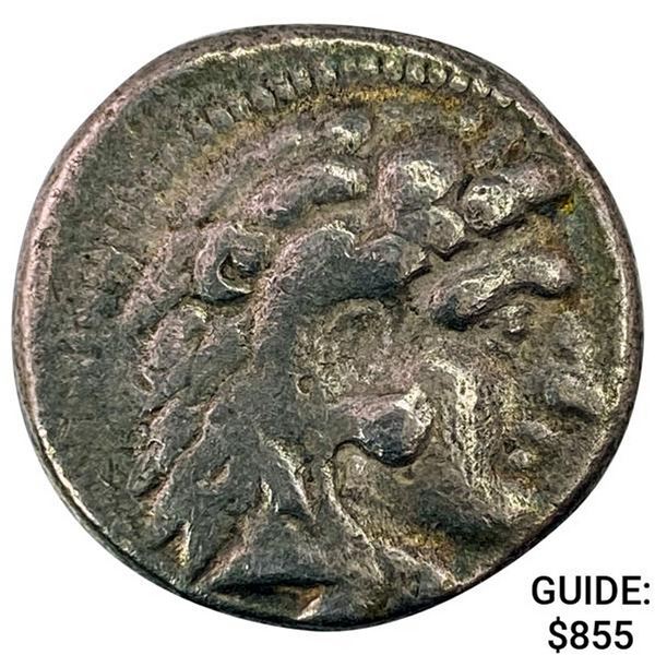 Macedon Alex. III 336-323 BC Silver Tetradrachm NEARLY UNCIRCULATED