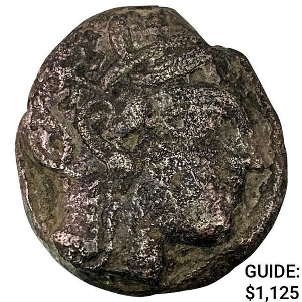 Attica, Athens 393-294 BC Silver Owl Tetradrachm NEARLY UNCIRCULATED