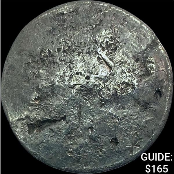 Mexican Silver 8 Reales Chopmark CHOICE AU